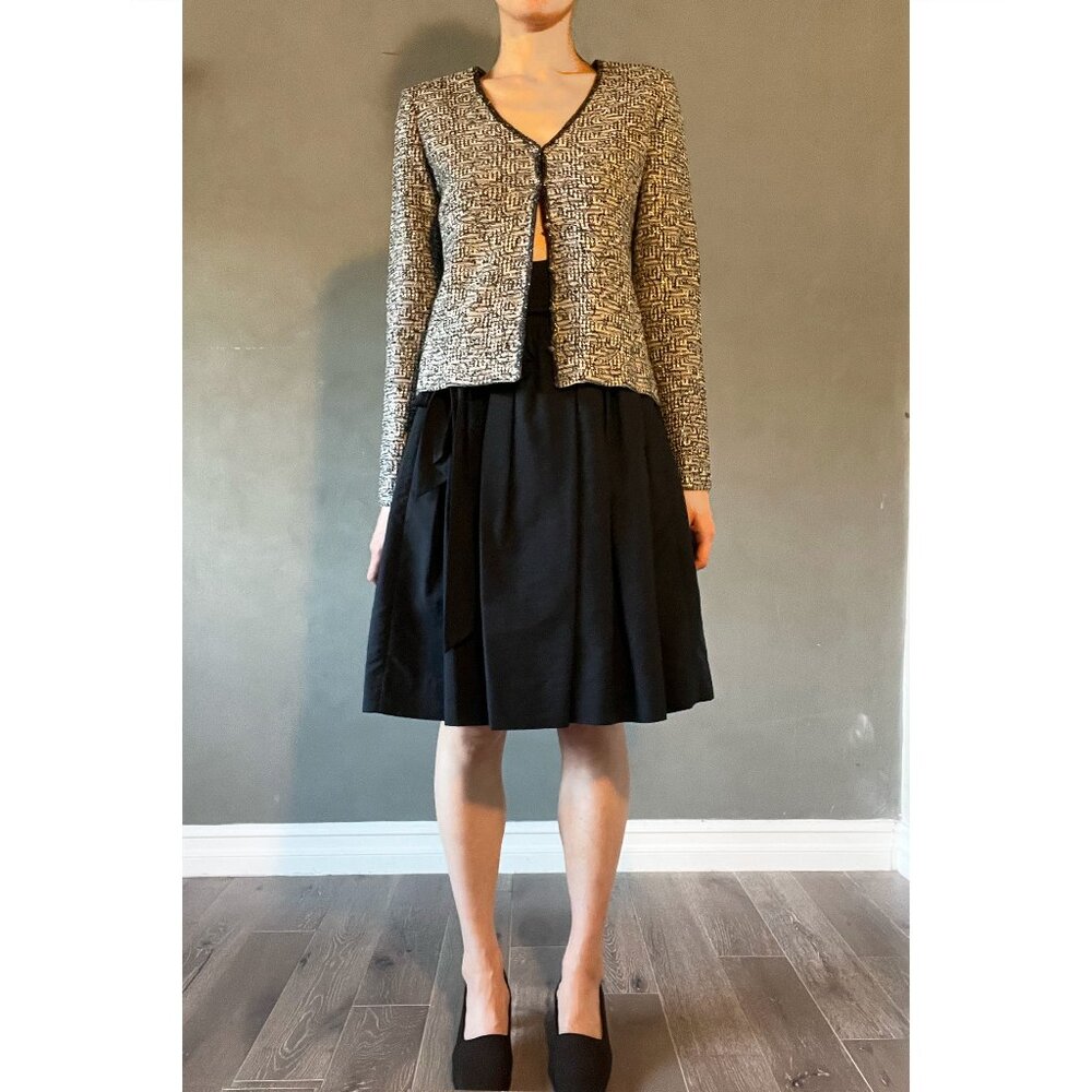 3.1 Phillip Lim Silk/Cotton Knee-Length Circle Skirt - 0